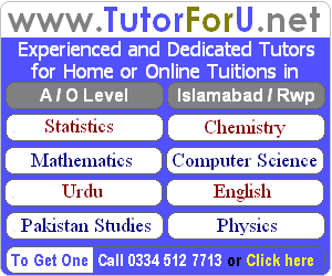 A/O Level Tutor for 